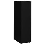 Mobile File Cabinet Black 28x41x109 cm Metal 335922