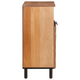 Sideboard Acacia Brown Finish 60 x 33 x 75 cm Solid Mango Wood 4017925