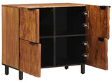 Sideboard Acacia Brown Finish 60 x 33 x 75 cm Solid Mango Wood 4017926