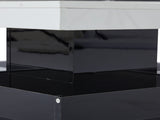360&deg rotating coffee table, fully functional living room table, high-gloss tabletop with N605P257602B