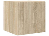 TV Cabinet Set Wall-mounted 4 pcs Sonoma Oak Engineered Wood 3408999