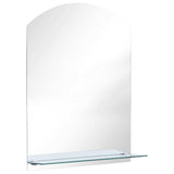249432 Wall Mirror with Shelf 50x70 cm Tempered Glass