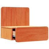 Bedside Table Wax Brown 44 x 32.5 x 40 cm Solid pine wood 873491