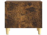 Bedside Table 2 pcs Smoked Oak 43 x 34.5 x 50 cm 895036