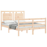 Bed Frame without Mattress 120x200 cm Solid Wood 3194046