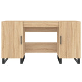 Desk Sonoma Oak 140x50x75 cm Engineered Wood 829575