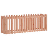 Garden Raised Bed with Fence Design 200x50x70 cm Solid Wood Douglas 832515