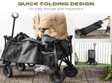 Garden Trolley, Cargo Traile on Wheels, Folding Collapsible Camping Trolley, Outdoor Utility Wagon, T3398P377621