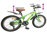 Kids Bike 20'' 6-Speed for 6-11 Years Old Green 42009389