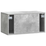 Wall-Mounted TV Cabinet Concrete Grey 59.5 x 31 x 30 cm 898198