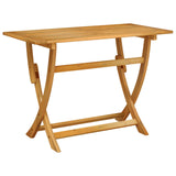 Sydney Rectangle Table Brown 110 x 55 x 75 cm Solid Acacia Wood 42003620