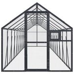 Aviary Anthracite 1.79x10x1.85 m Aluminium 3155806