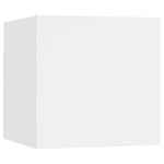 5 Piece TV Cabinet Set White Engineered Wood 3078653