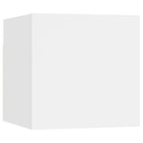 5 Piece TV Cabinet Set White Engineered Wood 3078653