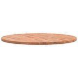 Table Top 80x2.5 cm Round Solid Wood Beech 355939