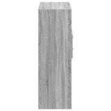 Highboard Grey Sonoma 80x42.5x124 cm Engineered Wood 3281390