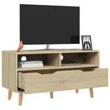 326780 TV Cabinet Sonoma Oak 90x40x48,5 cm Engineered Wood