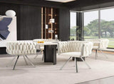Set of 2, velvet dining, single light luxury living room bedroom swivel, Leisure swivel N606P452770B