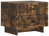 Bedside Cabinet 2 pcs Smoked Oak 43 x 34.5 x 47.5 cm 893846