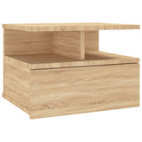 Floating Nightstands 2 pcs Sonoma Oak 40x31x27cm Engineered Wood 800412