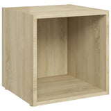 3 Piece TV Cabinet Set Sonoma Oak Engineered Wood 3080081