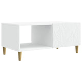 Coffee Table White 90 x 50 x 40 cm Engineered Wood 895185