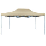 Party Tent Folding Cream 291 x 431 x 315 cm Oxford Fabric 42023607