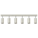Ceiling Spotlight with Spotlights Nickel 73 x 6 x 16 cm Metal 4108205