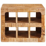 Wine Rack Wall-mounted Brown 44 x 30 x 35 cm Solid mango wood 4104573