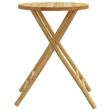 Folding Garden Table 55x75 cm Bamboo 365881
