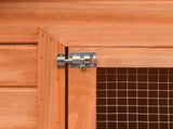 170642 Rabbit Hutch Solid Pine & Fir Wood 310x70x87 cm