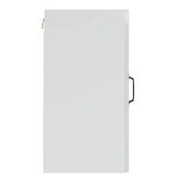 Kitchen Wall Cabinet Kalmar High Gloss White Engineered Wood 853561