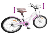 Kids Bike 18 Inches for 5-7 Years Old White 42009660