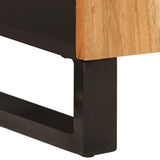 Sideboard with 2 Doors 90x33x75 cm Solid Wood Acacia 352926