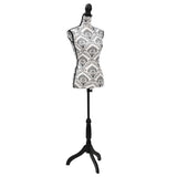 30021 Ladies bust Display bust black white