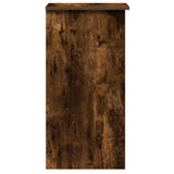 Desk with Shelves Smoked Oak 84x40x78 cm Engineered Wood 860449
