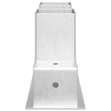 Firewood Stack Aid 12 pcs Silver 34 x 10 x 15 cm Steel 42030116