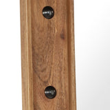 Mirror Solid Acacia Wood 50x50 cm 246307