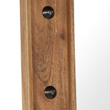 Mirror Solid Acacia Wood 50x50 cm 246307