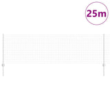 Fence and Post Silver 0.8 x 25 m Steel 3336186