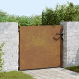 Garden Gate 85x125 cm Corten Steel Square Design 153257