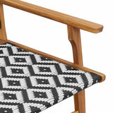 Garden Furniture 2 pcs Black and White 67 x 78 x 73 cm 367830