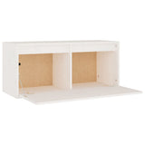 TV Cabinets 3 pcs White Solid Wood Pine 3100135