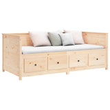 Day Bed without Mattress 100x200 cm Solid Wood Pine 820896