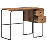 Desk with Storage Oak Wood 100 x 50 x 75 cm 8008006
