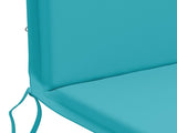 High Back Chair Cushion GEMERT 4 pcs 100% Polyester Turquoise 945769