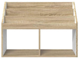 Kids Bookshelf Sonoma Oak 72.5 x 29.5 x 69 cm Engineered Wood 892381