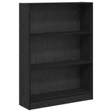 Bookshelf Black Oak 80 x 24 x 109 cm Engineered Wood 875016