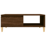 Coffee Table Brown Oak 90x60x35 cm Engineered Wood 813172