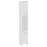 3 Piece Bathroom Furniture Set White Engineered Wood 3056916